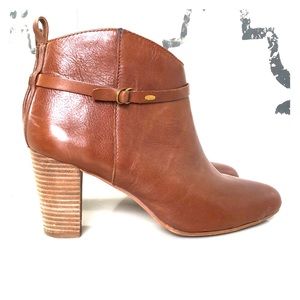 Lucky Brand Cognac leather bootie